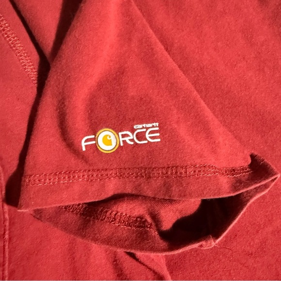 Carhartt Men's Red Short Sleeve Tee small - Picture 8 of 8